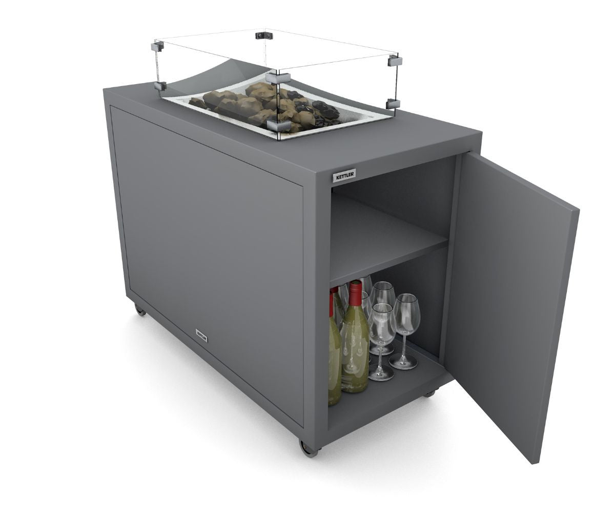 Kettler Elba Fire Pit Station | Grey